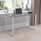 Flash Furniture 47"L Commercial Industrial Office Desk-Rustic Gray GC-GF156W-12-GRY-GG - alternate 1